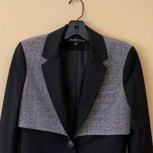 Black and Silver Blazer - Picture 2 of 2